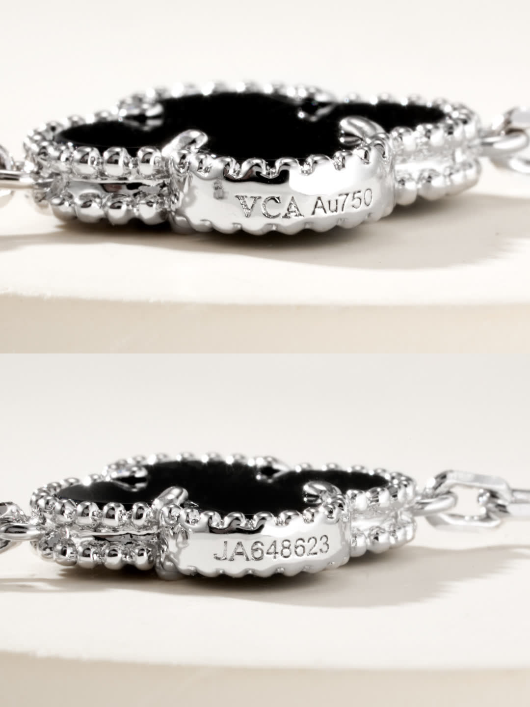 Van Cleef & Arpels Magic Alhambra Black Enamel Bracelet